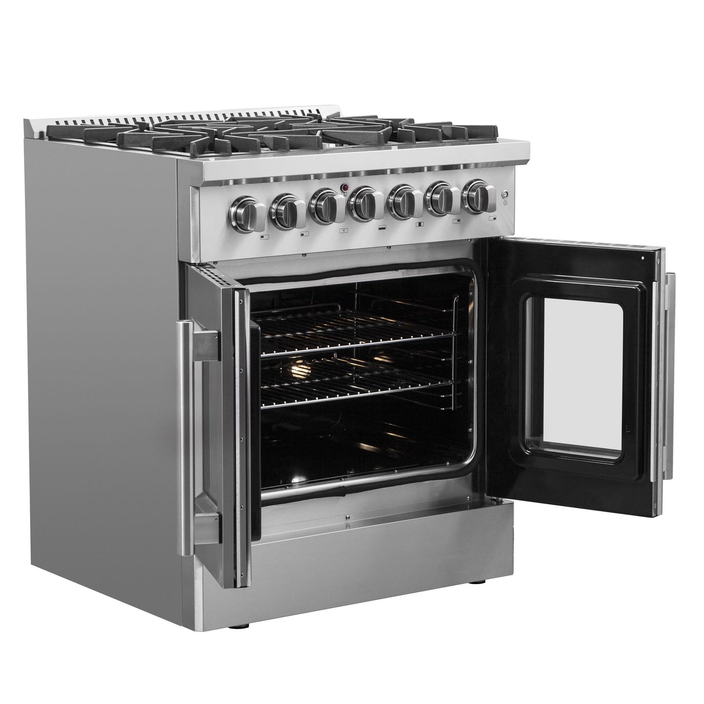 Forno FFSGS635630 Forno Galiano 30" Freestanding French Door Dual Fuel Range