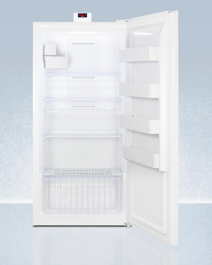 Summit FFUF234IM 33" Wide Upright All-Freezer With Icemaker