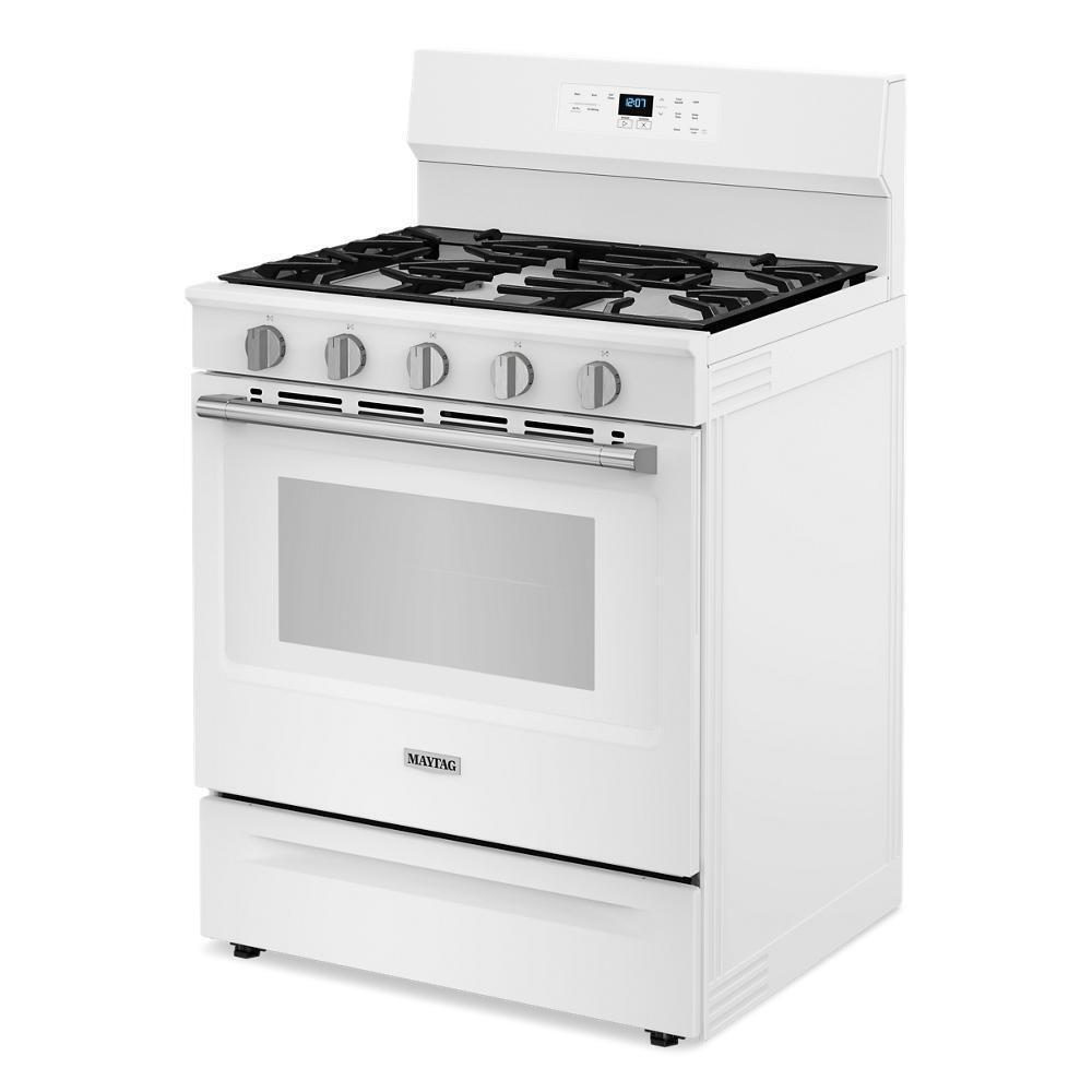 Maytag MFGS6030RW 30-Inch Wide Gas Range With No Preheat Air Fry And Air Baking - 5.0 Cu. Ft.