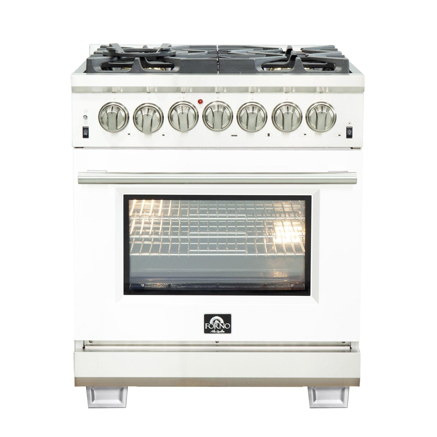 Forno FFSGS618730 Capriasca - Titanium Professional 30" Freestanding Dual Fuel Range