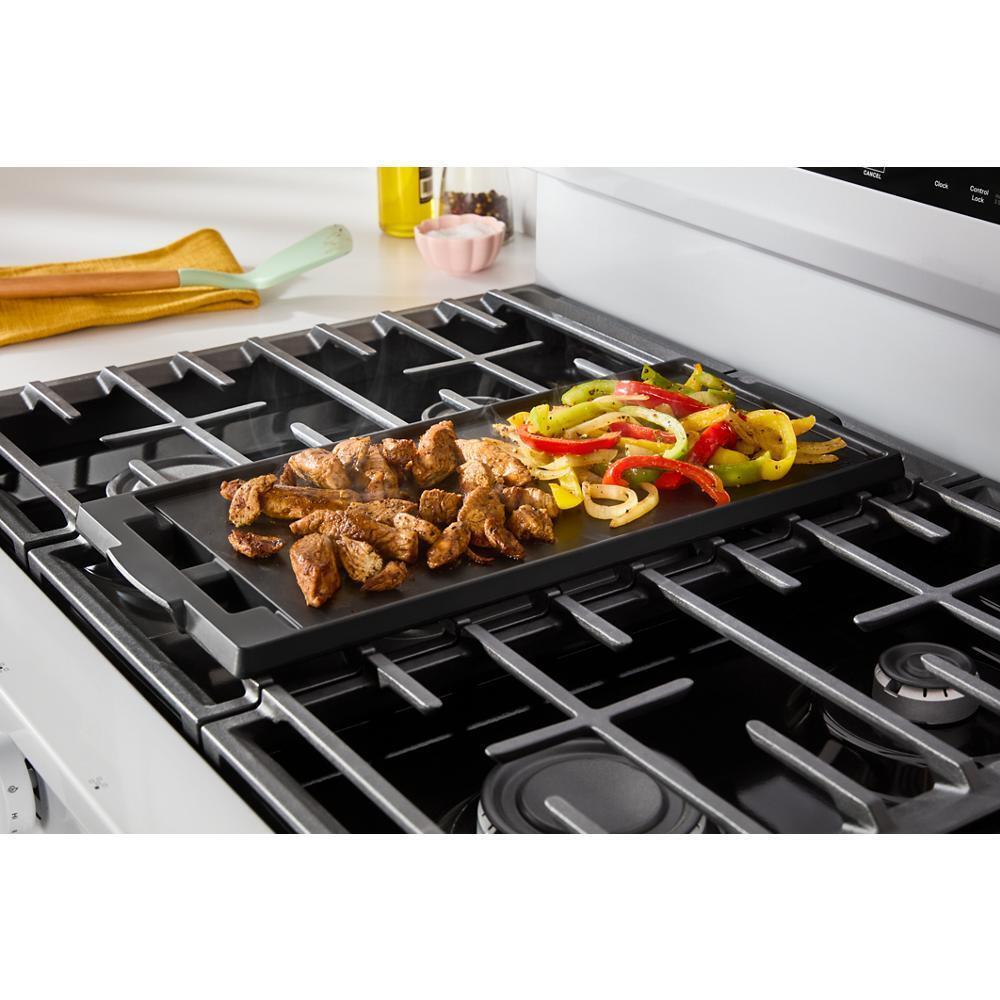 Whirlpool WFGS5030RW 30-Inch Gas Range With Air Cooking Technology, No Preheat Air Fry And Air Baking And Self Clean