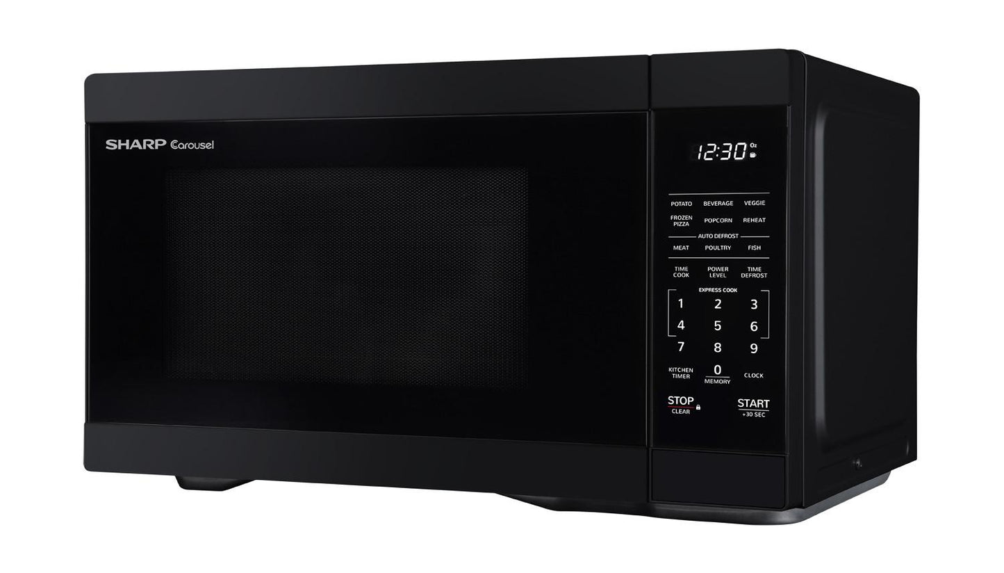 Sharp SMC1161HB 1.1 Cu. Ft. Black Countertop Microwave Oven