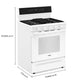 Whirlpool WFGS7530RW 30-Inch Smart Gas Range With Air Cooking Technology, No Preheat Air Fry, Steam/Self Clean And High Speed Preheat