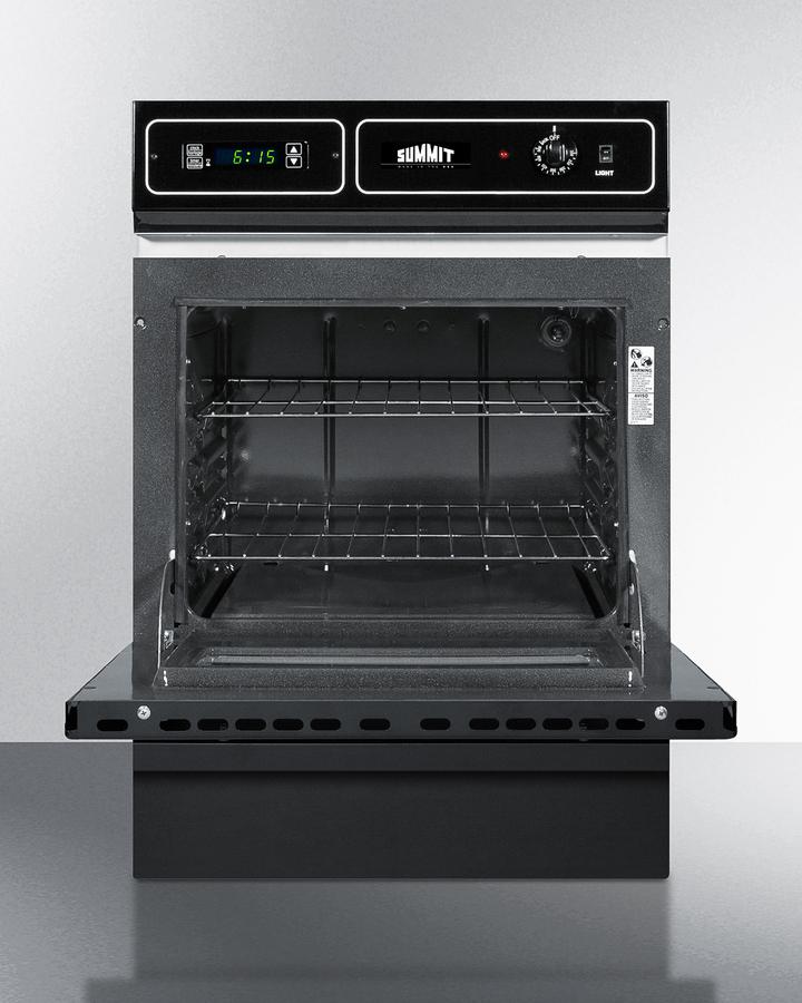 Summit TEM715DK 24" Wide Electric Wall Oven, 115V