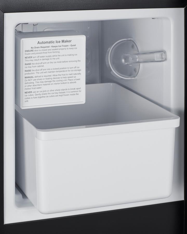 Summit BIM26 15 Lb. Drain-Free Built-In Icemaker