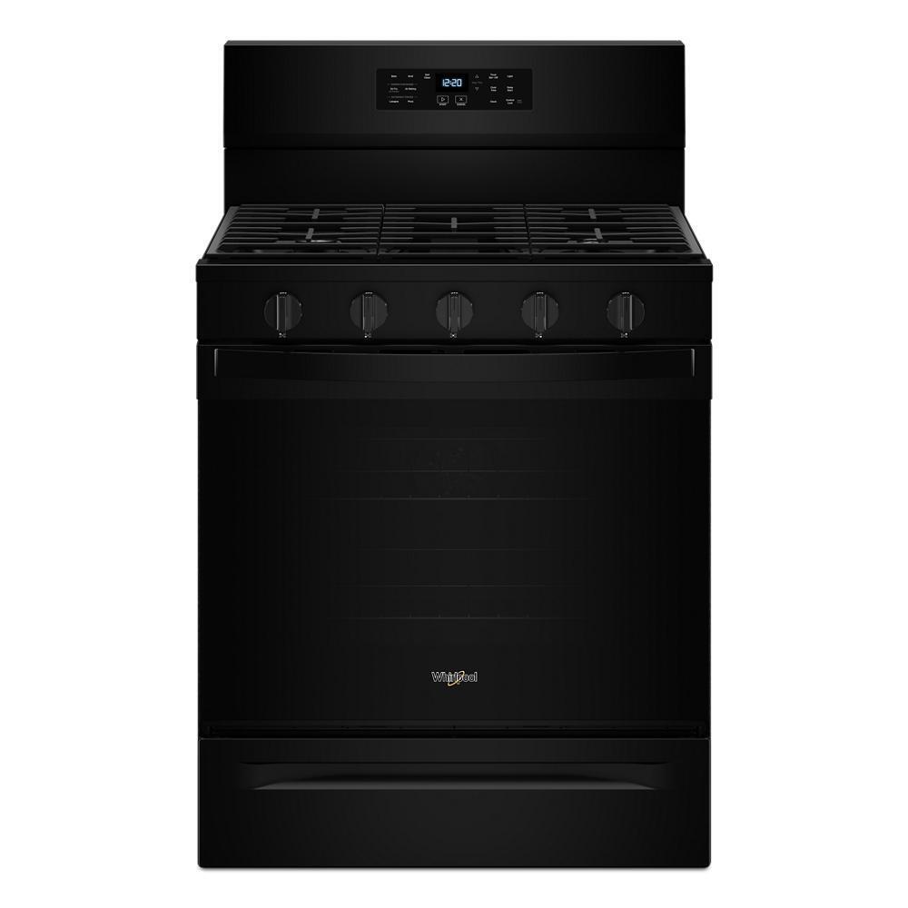 Whirlpool WFGS5030RB 30-Inch Gas Range With Air Cooking Technology, No Preheat Air Fry And Air Baking And Self Clean