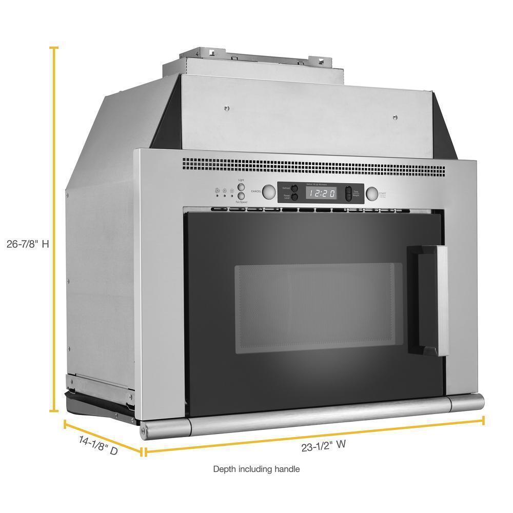 Jennair UMH50008HS 0.8 Cu. Ft. Space-Saving Microwave Hood Combination