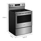 Maytag MFES4030RS 30-Inch Wide Electric Range With Steam Clean - 5.3 Cu. Ft.