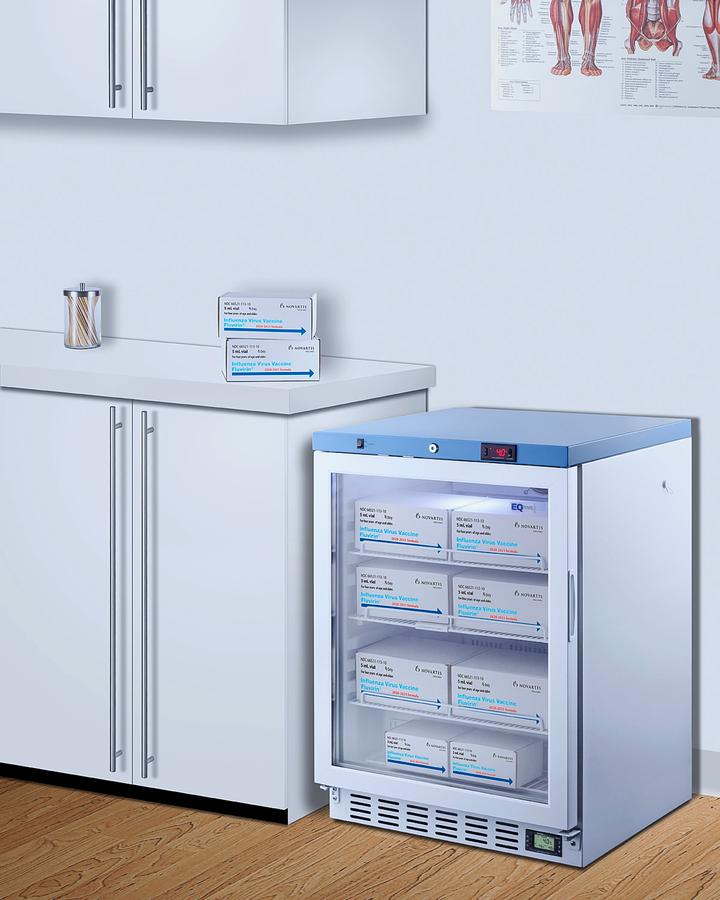 Summit ACR52GNSF456 24" Wide Built-In Healthcare Refrigerator, Certified To Nsf/Ansi 456 Vaccine Storage Standard