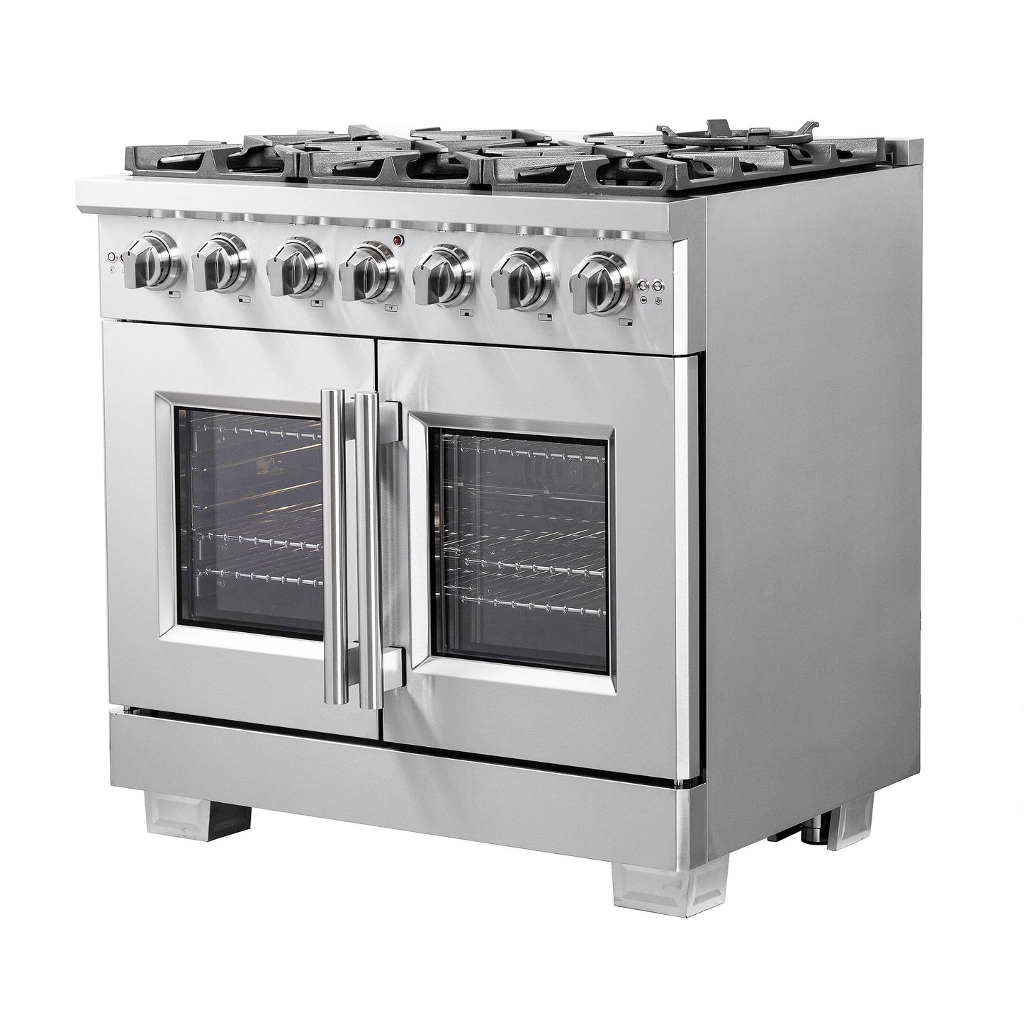 Forno FFSGS646036 Forno Capriasca 36" Freestanding French Door Gas Range