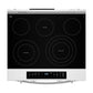 Whirlpool WSES7530RZ 30-Inch Smart Slide In Electric Range With Air Cooking Technology, No Preheat Air Fry, Wipeclean™ Coating, Steam/Self Clean And High Speed Preheat