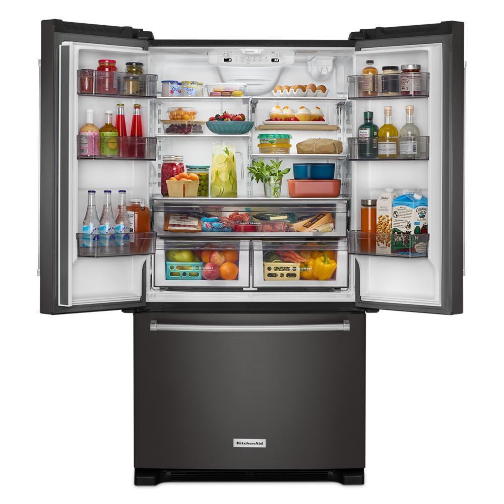 Kitchenaid KRFC136RWH 20 Cu. Ft. 36-Inch Width Counter-Depth French Door Refrigerator With Interior Dispense