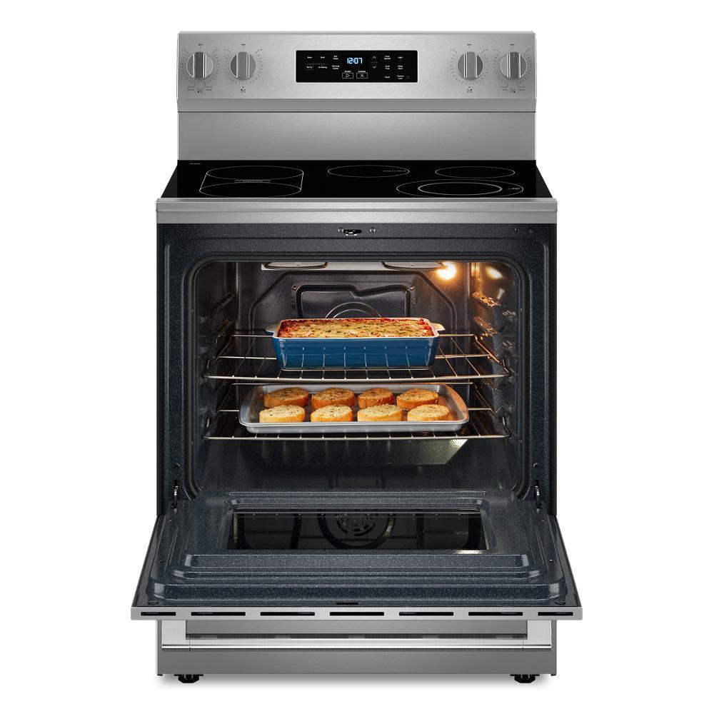 Maytag MFES6030RZ 30-Inch Wide Electric Range With No Preheat Air Fry And Air Baking - 5.3 Cu. Ft.