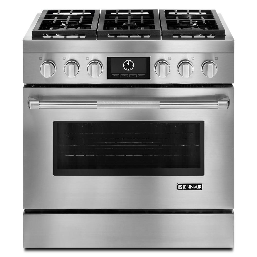 Jennair JDRP436WP Pro-Style® 36" Dual-Fuel Range With Multimode® Convection