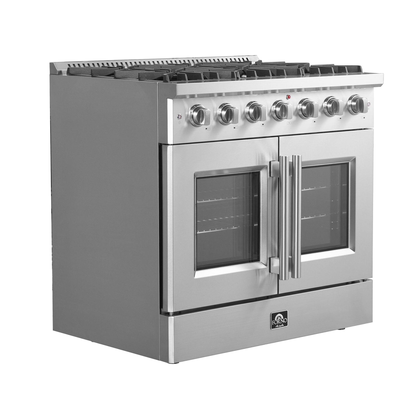 Forno FFSGS644436 Forno Galiano 36" Freestanding French Door Gas Range