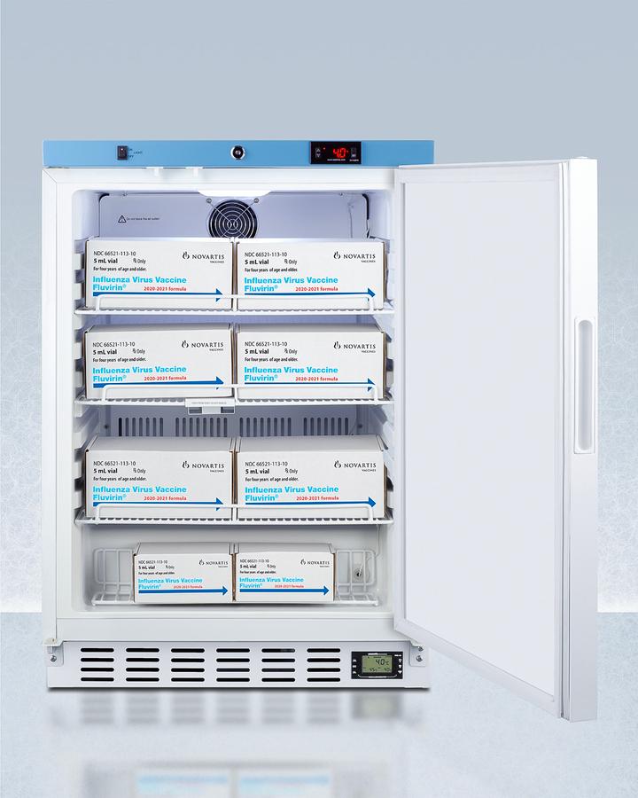 Summit ACR51WNSF456 24" Wide Built-In Healthcare Refrigerator, Certified To Nsf/Ansi 456 Vaccine Storage Standard