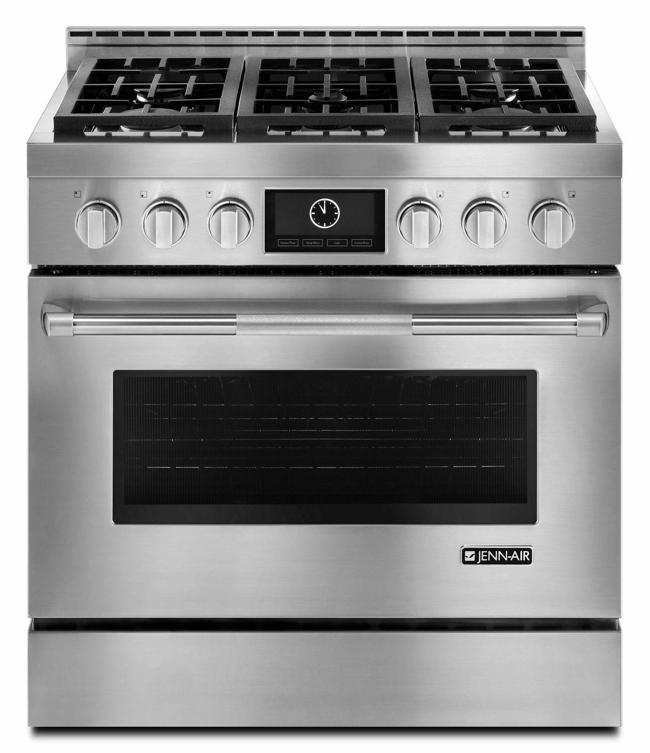 Jennair JGRP436WP Pro-Style® 36" Gas Range With Multimode® Convection - Stainless Steel