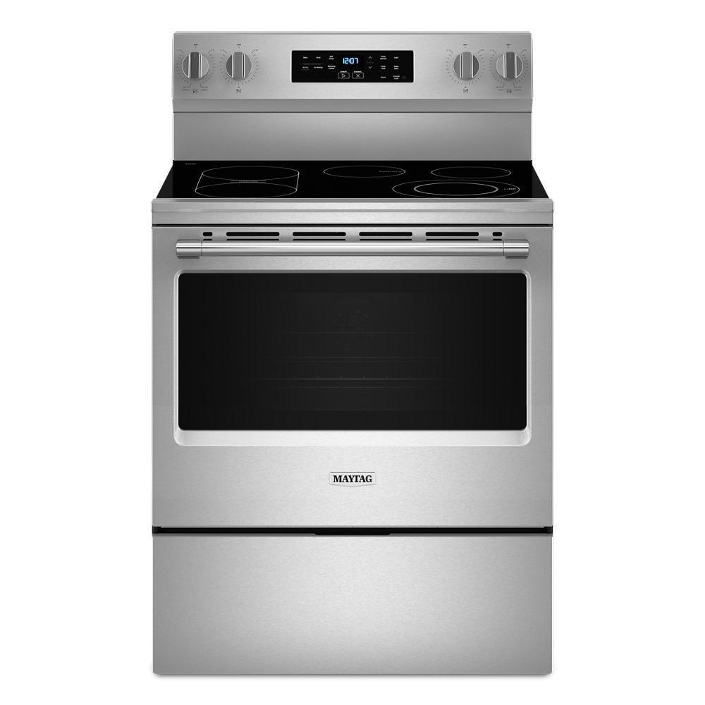 Maytag MFES6030RZ 30-Inch Wide Electric Range With No Preheat Air Fry And Air Baking - 5.3 Cu. Ft.