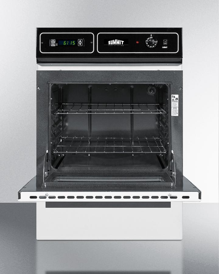 Summit WEM715KW 24" Wide Electric Wall Oven, 115V