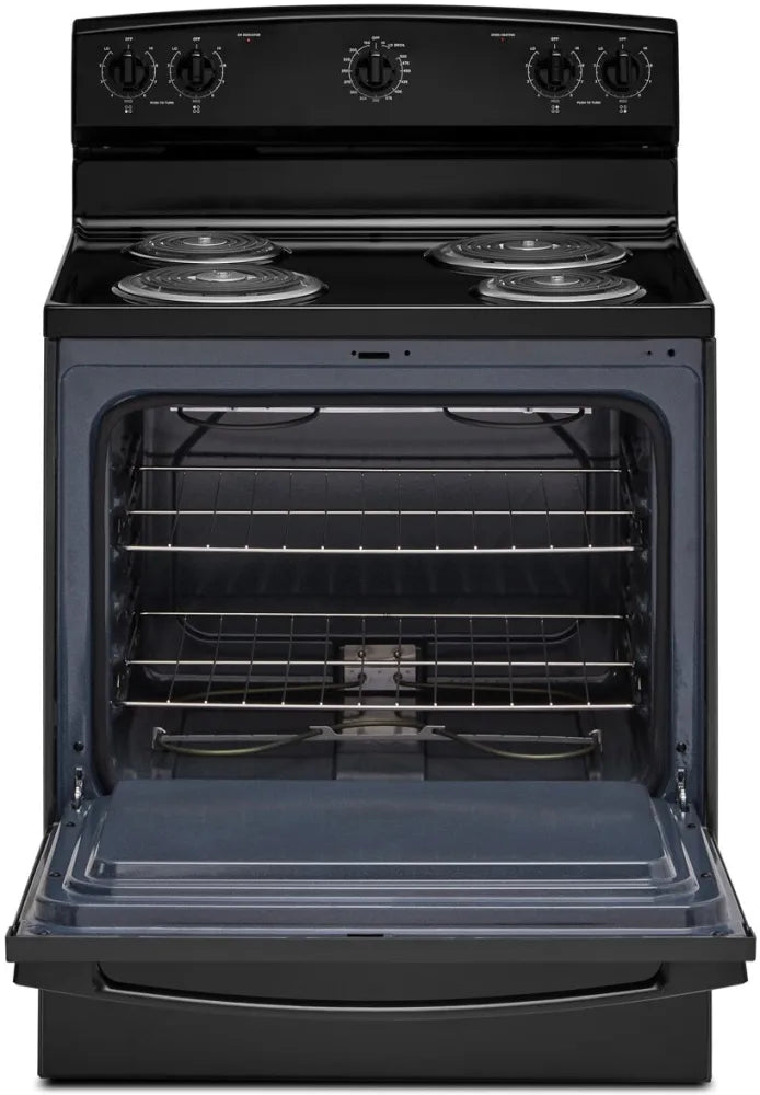 Amana ACR4203MNB Amana® 30-Inch Electric Range With Easy-Clean Glass Door