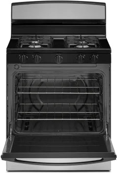 Amana AGR4203MNS Amana® 30-Inch Gas Range With Easy-Clean Glass Door