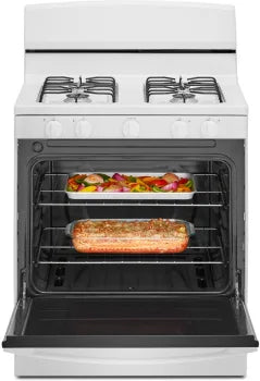 Amana AGR4203MNW Amana® 30-Inch Gas Range With Easy-Clean Glass Door