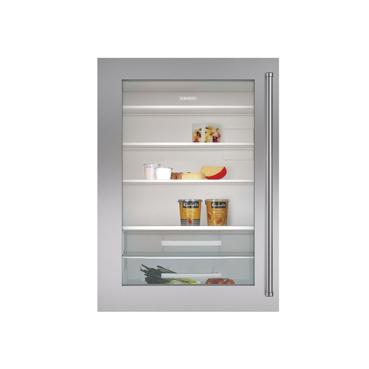 Sub-Zero 9038352 Stainless Steel Flush Inset Door Panel With Pro Handle