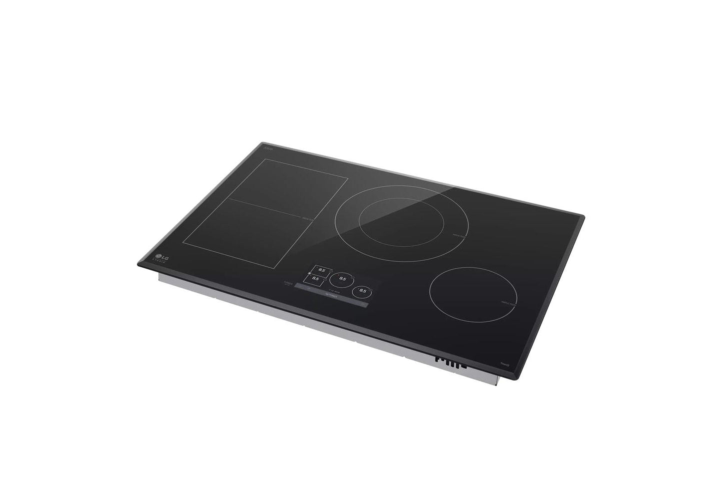 Lg CBIS3018BE Lg Studio 30" Induction Cooktop With 4 Burners And Flexible Cooking Zone