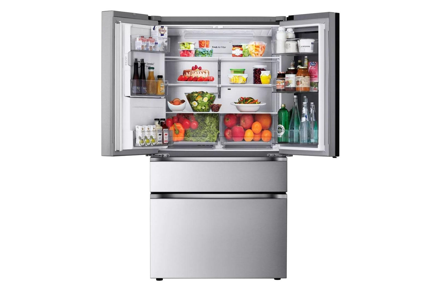 Lg LF29S8365S 29 Cu. Ft. Smart Instaview® Door-In-Door® Standard-Depth Max&#8482; 4-Door French Door Refrigerator With Mycolor&#8482;