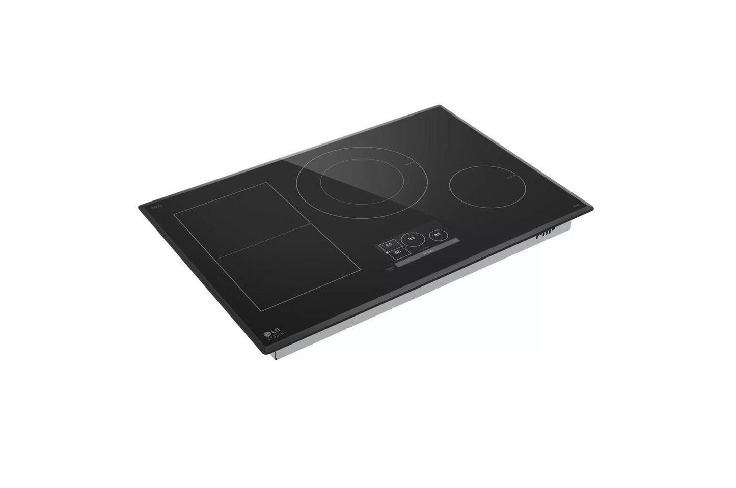 Lg CBIS3018BE Lg Studio 30" Induction Cooktop With 4 Burners And Flexible Cooking Zone