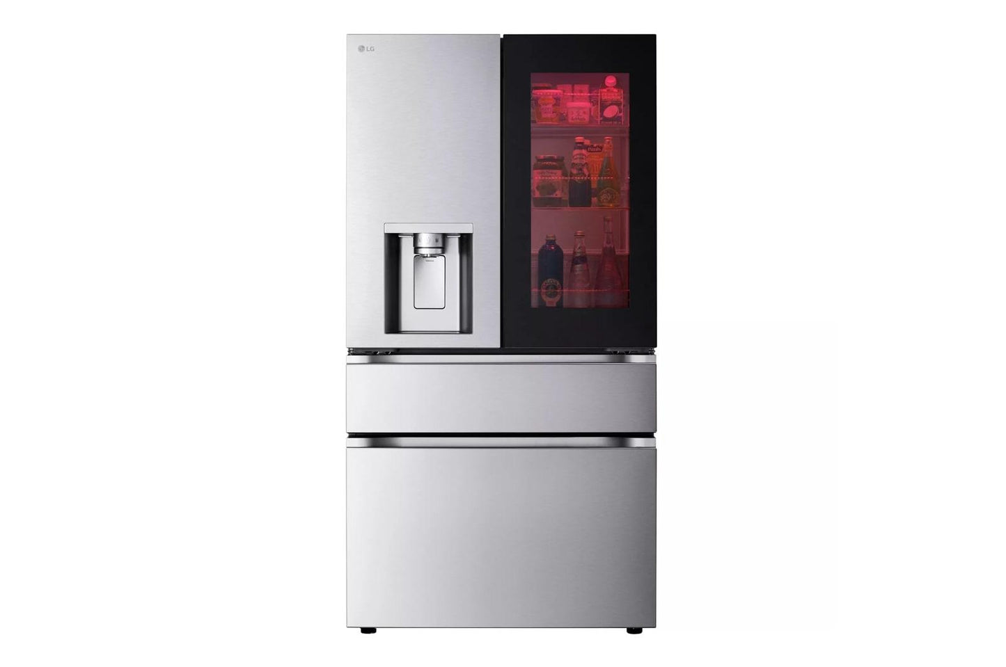 Lg LF29S8365S 29 Cu. Ft. Smart Instaview® Door-In-Door® Standard-Depth Max&#8482; 4-Door French Door Refrigerator With Mycolor&#8482;