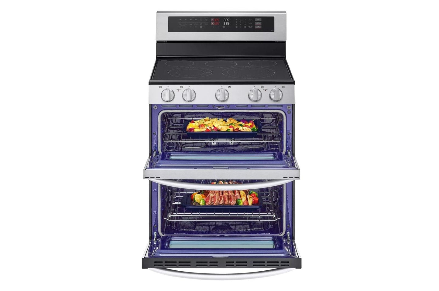 Lg LDEL7324SE 7.3 Cu. Ft. Smart Electric Double Oven Freestanding Range With Probake Convection® And Air Fry