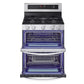 Lg LDGL6924S 6.9 Cu. Ft. Smart Gas Double Oven Freestanding Range With Probake Convection® And Air Fry