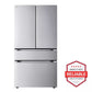 Lg LF26C8210S 26 Cu.Ft. Counter-Depth Max, 4-Door French Door Refrigerator With Full-Convert Drawer™ And Internal Ice And Water Dispenser