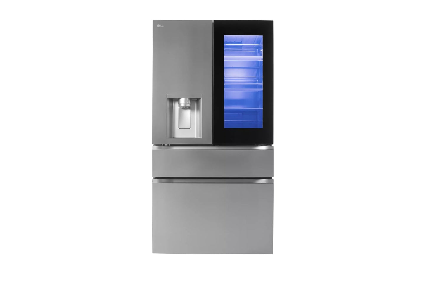 Lg LF29S8365S 29 Cu. Ft. Smart Instaview® Door-In-Door® Standard-Depth Max&#8482; 4-Door French Door Refrigerator With Mycolor&#8482;