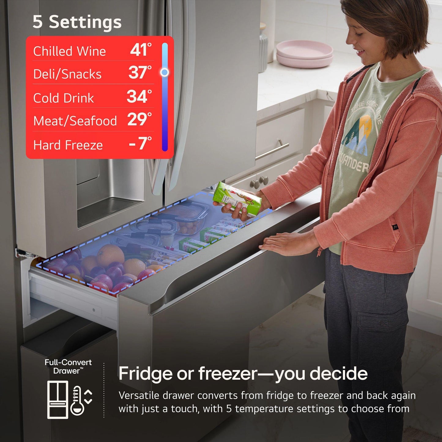 Lg LF29S8365S 29 Cu. Ft. Smart Instaview® Door-In-Door® Standard-Depth Max&#8482; 4-Door French Door Refrigerator With Mycolor&#8482;