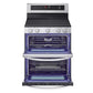 Lg LDEL7324SE 7.3 Cu. Ft. Smart Electric Double Oven Freestanding Range With Probake Convection® And Air Fry