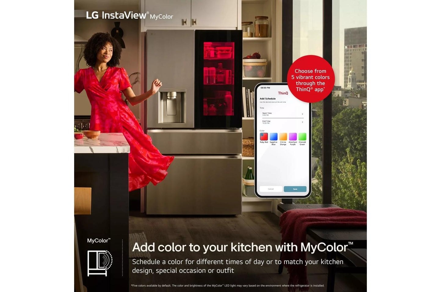 Lg LF29S8365S 29 Cu. Ft. Smart Instaview® Door-In-Door® Standard-Depth Max&#8482; 4-Door French Door Refrigerator With Mycolor&#8482;