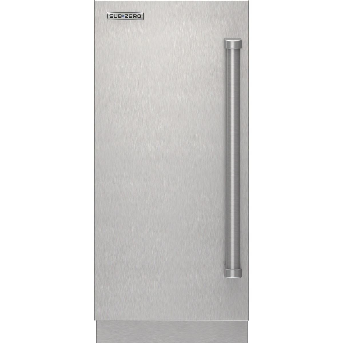 Sub-Zero 9029154 Stainless Steel Solid Door Panel - Pro Handle, Left Hinge