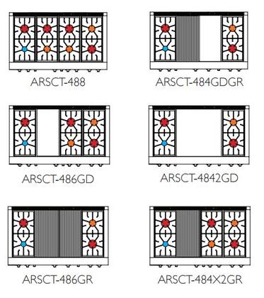 American Range ARSCT486GRL Slide In Cooktops-Liquid Propane