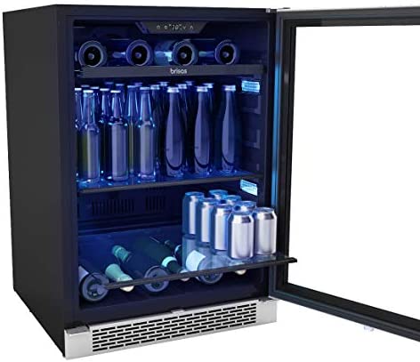 Brisas By Zephyr BBV24C01AG Brisas Single Zone Beverage Cooler