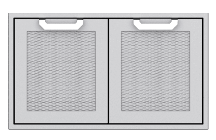 Hestan AGLP36RD Hestan 36" Double Sealed Pantry Storage Doors Aglp - Red (Custom Color: Matador)