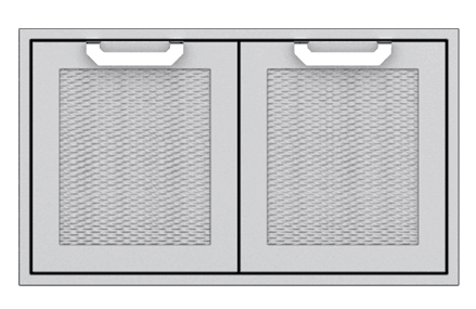 Hestan AGLP36GG Hestan 36" Double Sealed Pantry Storage Doors Aglp - Dark Grey (Custom Color: Pacific Fog)