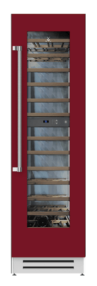 Hestan KWCR24BG 24" Wine Cellar - Right Hinge - Burgundy / Tin Roof