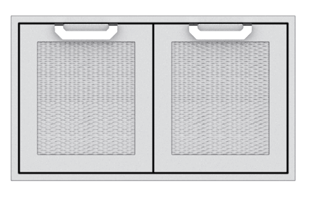 Hestan AGAD36WH Hestan 36" Double Access Doors Agad - White (Custom Color: Froth)