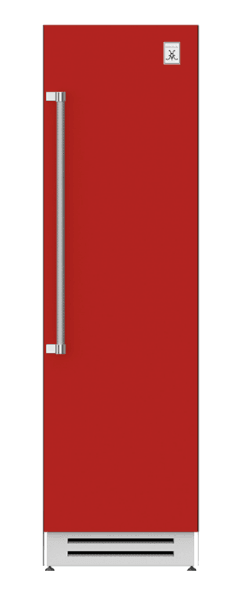 Hestan KRCL24RD 24" Column Refrigerator - Left Hinge - Red / Matador