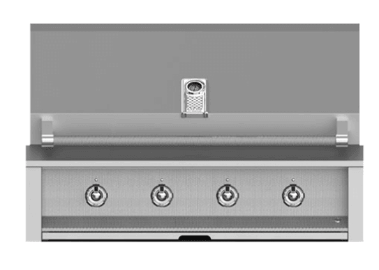 Hestan EMB42LP Aspire Series - 42" Liquid Propane Built In Grill W/ U-Burners And Sear Burner - Steeletto / Stainless Steel