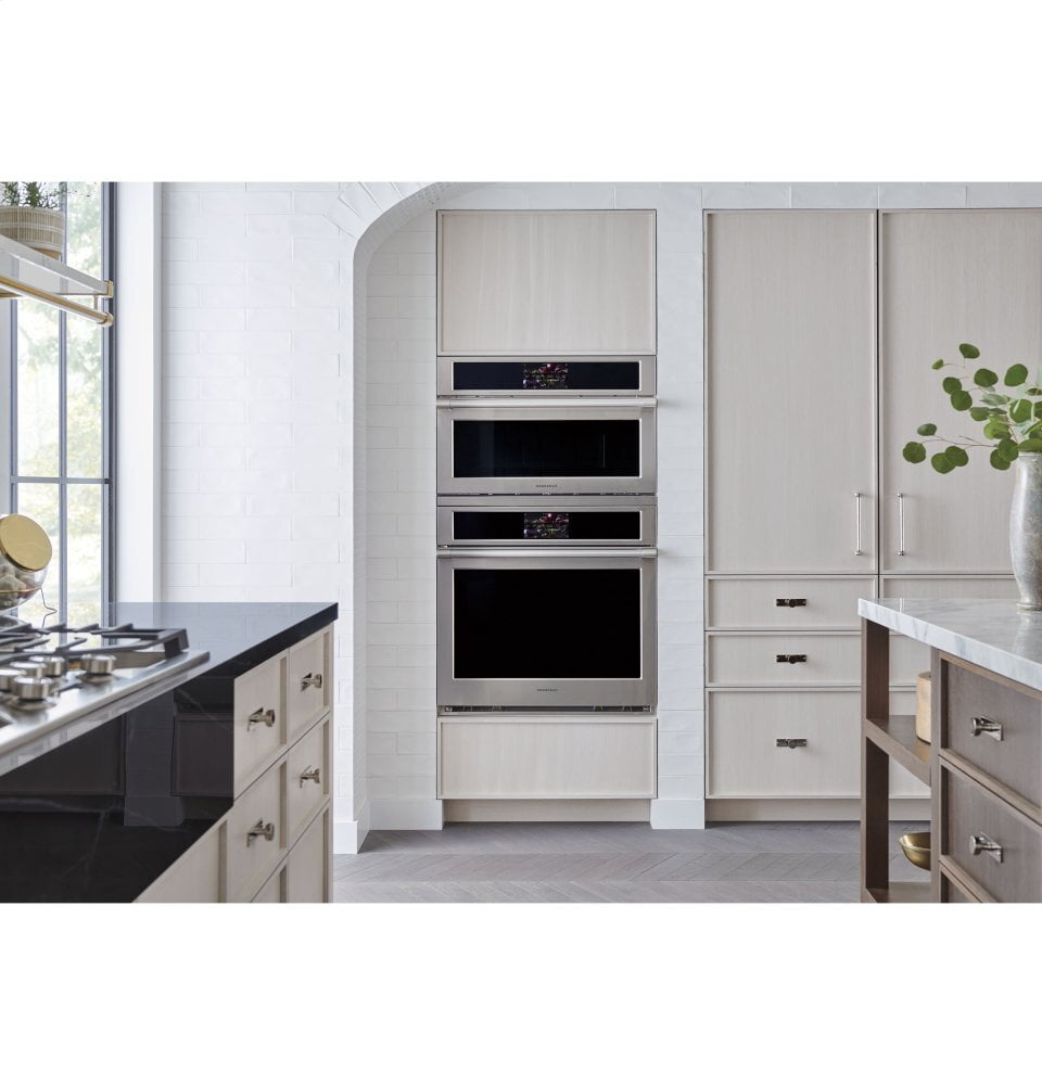 Monogram Statement 30 Smart French Door Electric Single Wall Oven in  Stainless Steel