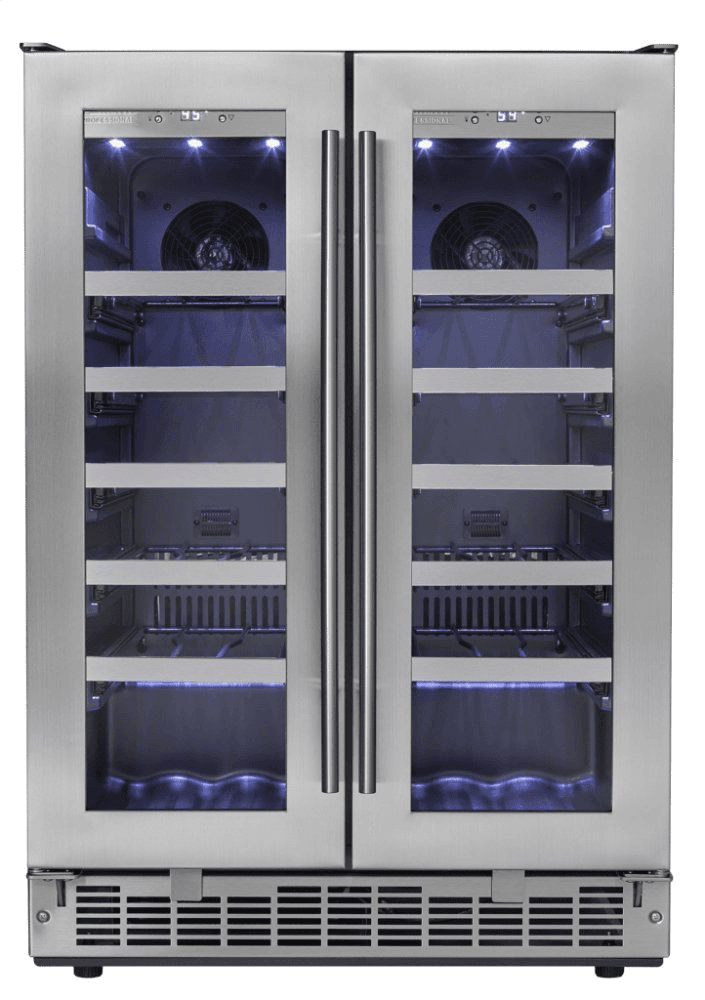 Silhouette DWC047D1BSSPR Napa 24 French Door Wine Cooler