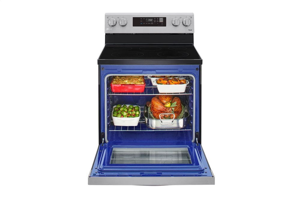 Lg LREL6321S 6.3 Cu Ft. Smart Wi-Fi Enabled Electric Range With Easyclean®